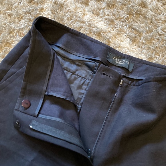 Talbots Navy Trousers NWOT - Picture 3 of 10